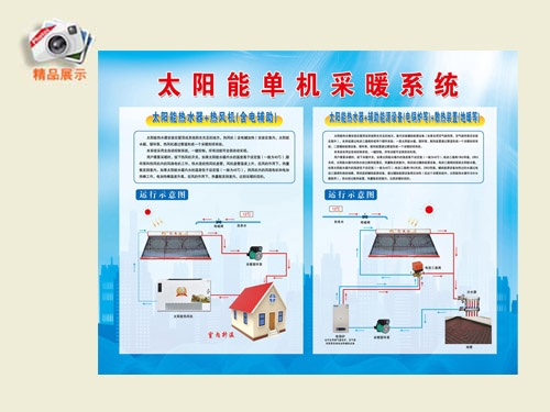 太陽(yáng)能采暖運行圖